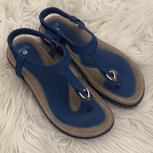 Socosands blue sandals